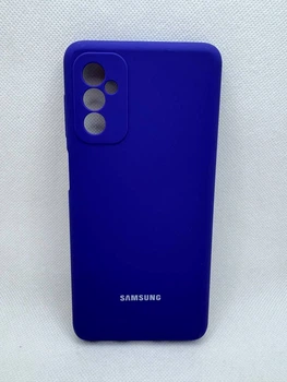 Чехол Silicone Cover Full для Samsung Galaxy M52 Темно-фиолетовый