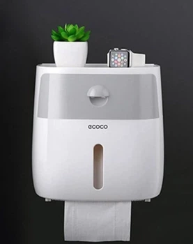 Держатель для туалетной бумаги и бумажных полотенец Towel Holder Ecoco Белая