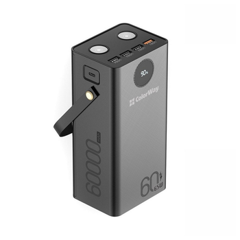 Універсальна мобільна батарея ColorWay Powerful 60000mAh Black (CW-PB600LPA5BK-PDD)