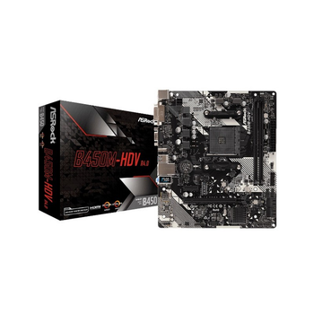 Материнская плата ASRock B450M-HDV R4.0 Socket AM4