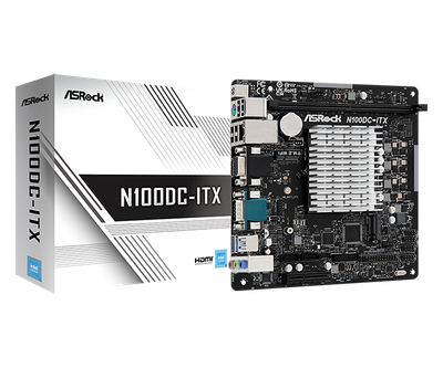 Материнская плата ASRock n100dc-itx Intel Quad core n100 (n100dc-itx)
