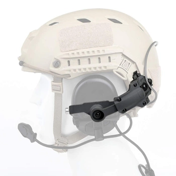 Кріплення-адаптер на шолом «чебурашка» Sordin Grey для навушників MSA Sordin