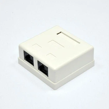 Розетка зовнішня 2хUTP, кат. 6, RJ45, EPNew