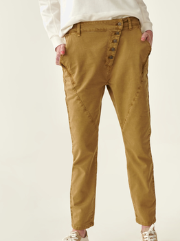 Spodnie damskie Tatuum Figa T2214.144 34 Beżowe (5900142232817)