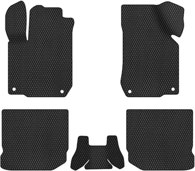 EVA коврики EVAtech в салон авто Volkswagen Bora 1998-2005 null Sedan EU 5 шт Black (VW1875C5RBB)