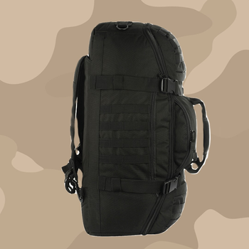 M-Tac тактична сумка-рюкзак Hammer Black / Сумка-рюкзак для ЗСУ / Військова сумка