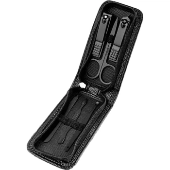 Маникюрный набор Nail Clippers Stainless Steel 6 предметов 394 Черный