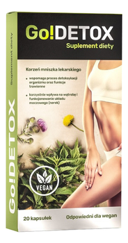 Suplement diety Noble Health Go!Detox 20 kapsułek (5903068655289)