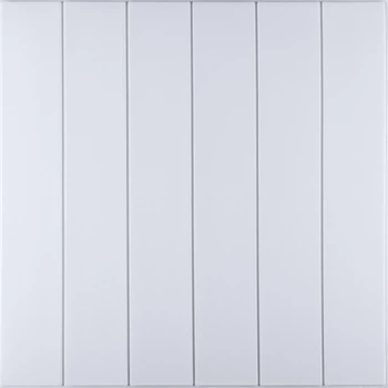 Самоклеющаяся декоративная 3D панель белое дерево 700x700x5мм (3331-5)