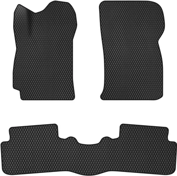 EVA коврики EVAtech в салон авто Daewoo Lanos 2004-2017 Sedan EU 3 шт Black (DO3813ZD3RBB)