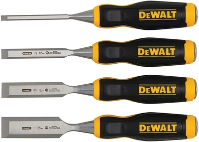 Набор стамесок DeWALT, 4 шт: 6, 12, 18, 25 мм DWHT0-16063