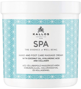 Krem do masażu rąk i stóp Kallos Cosmetics Spa Hand and Foot Care Massage Cream 500 ml (5998889514754)