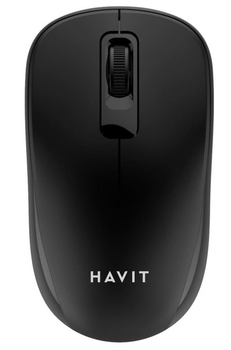 Мишь беспроводная Havit HV-MS626GT, Black, USB, 2.4GHz, 1200 dpi, до 10 м, 1xAA, 3 кнопки (6939119005689)