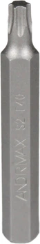 Насадка для отвертки T40 75мм. (Andrmax) TORX (бита) 107540T