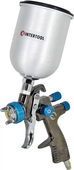 Пульверизатор (INTERTOOL) с верхн.бачком (металл) 1.4mm 600мл 1,5Атм (PT-0133)