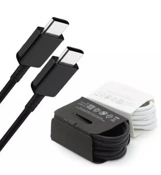 Кабель Universal для Samsung EP-DN975 Type-C- Type-C 5A 45 Вт 2м поддержка Super Fast Charging для Galaxy Note 20/S20 Черный