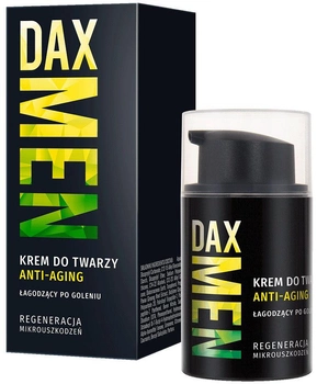 Крем для обличчя Dax Men anti-aging заспокійливий після гоління 50 мл (5900525047410)