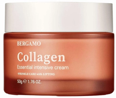 Krem do twarzy Bergamo Collagen Essencial Intensive Cream ujędrniający z kolagenem 50 g (8809414192156)