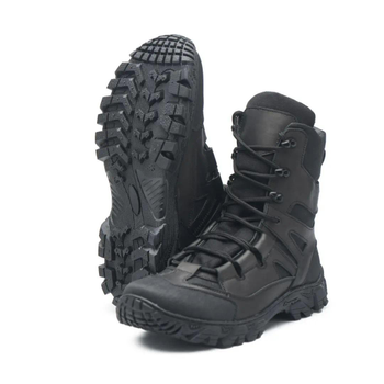 Тактичні літні берці "Commando NATO" (армійські черевики Коммандос) чорні з мембраною 45 розмір