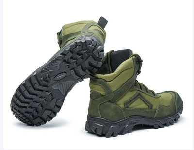 Тактичні всесезонні черевики "TRT - Tactical Recon Team" в оливі ЗСУ 40 розмір