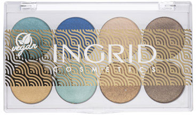 Paleta cieni do powiek InGRID Bali Eyeshadow Palette Blue Lagoon 9.5 g (5902026661560)