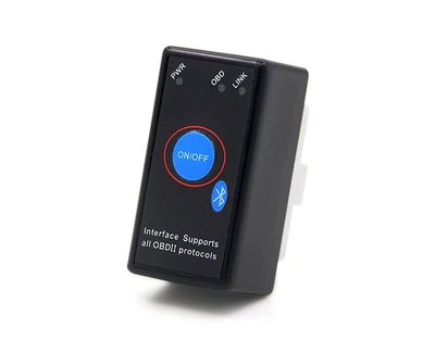 Автосканер ELM327 v1.5 (PIC18F25K80) Bluetooth, с кнопкой питания ON/OFF