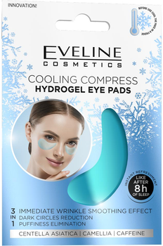 Płatki pod oczy Eveline hydrożelowe chłodzące 2 szt (5903416015475)