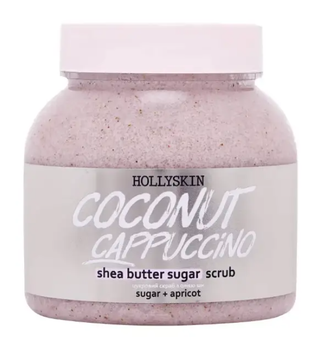Сахарный скраб с маслом ши и перлитом HOLLYSKIN Coconut Cappuccino
