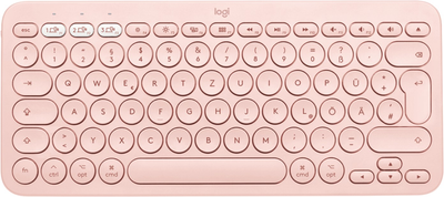 Клавіатура бездротова Logitech K380 для Mac Multi-Device Bluetooth Nordic Layout Rose (920-010402)