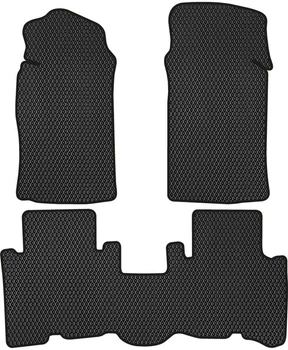 EVA коврики EVAtech в салон авто Opel Frontera (A) 1991-1998 1 поколение SUV EU 3 шт Black (OL42924ZB3RBB)