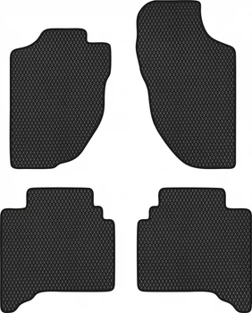 EVA коврики EVAtech в салон авто Opel Frontera (B) 1998-2004 2 поколения SUV EU 4 шт Black (OL22044PG4RBB)