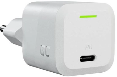 Мережевий зарядний пристрій Green Cell Power Charger USB-C Power Delivery 33 Вт Білий (5904326372900)