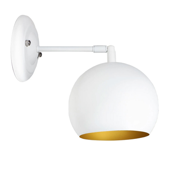 Бра (светильник настенный) Атмолайт Bowl W150 White/Gold цвет белый с золотым