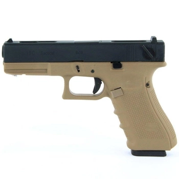 Пістолет Glock 18c - Gen4 GBB - Half Tan [WE] (для страйкболу)
