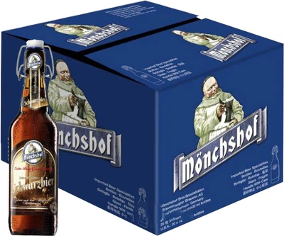 Упаковка пива Monchshof Schwarzbier темне фільтроване 4.9% 0.5 л x 20 шт. (4082100002104)