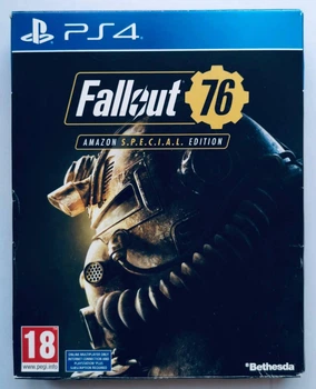 Fallout 76 Amazon S.P.E.C.I.A.L. Edition + картонный футляр, русские субтитры - диск для PlayStation 4