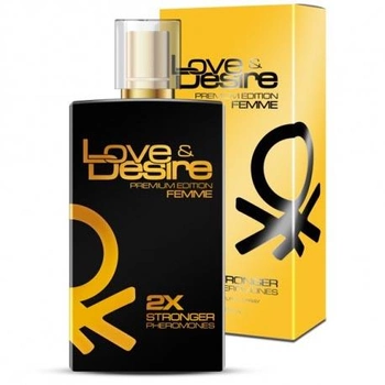 Feromony dla kobiet Love and Desire Premium Edition Homme 2x Stronger Pheromones w sprayu 100 ml (5907776180279)