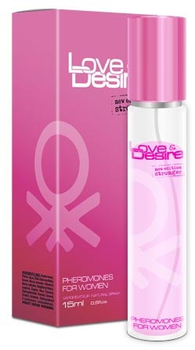 Феромони для жінок Love and Desire Pheromones For Women спрей 15 мл (5907776180217)