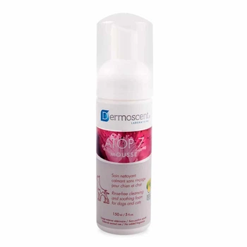 Заспокійливий та очищувальний мус Dermoscent ATOP 7 Mousse при алергії та атопії у котів і собак, 150 мл