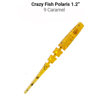 Силіконова приманка Crazy Fish Polaris 1.2" 61-30-1/9-5 часник,61-30-1/9-5