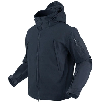 Куртка / ветровка софтшел Condor SUMMIT Softshell navy blue (темно - синяя) Размер 56 - XL