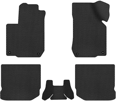 EVA коврики EVAtech в салон авто Volkswagen Bora 1998-2005 null Combi EU 5 шт Black (VW13018CB5TL4RBB)