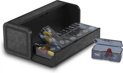 Премиальный контейнер для таблеток Talvolc Pill Organizer Black