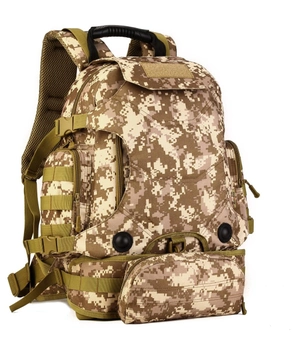 Рюкзак городской походной тактический 40л Protector Plus S427 brown pixel