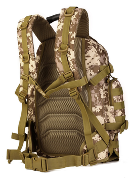 Рюкзак похідний тактичний 40л Protector Plus S427 brown pixel