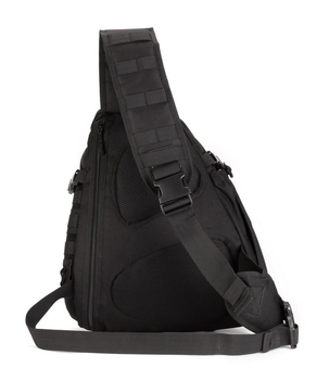 Рюкзак однолямочний тактичний, міський Protector Plus X214 black