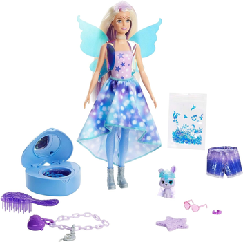 Лялька з аксесуарами Mаttel Barbie Лялька-фея Color Reveal Fantasy 28 см (0887961963564)