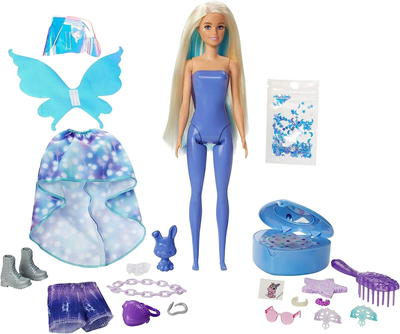 Lalka z akcesoriami Mattel Barbie Color Reveal Fantasy Fairy Doll 28 cm (0887961963564)