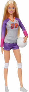 Lalka z akcesoriami Mattel Barbie Move Volleyball 29 cm (0194735108046)