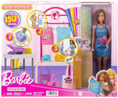 Lalka z akcesoriami Mattel Barbie Fashion Designer 29 cm (0194735108060)